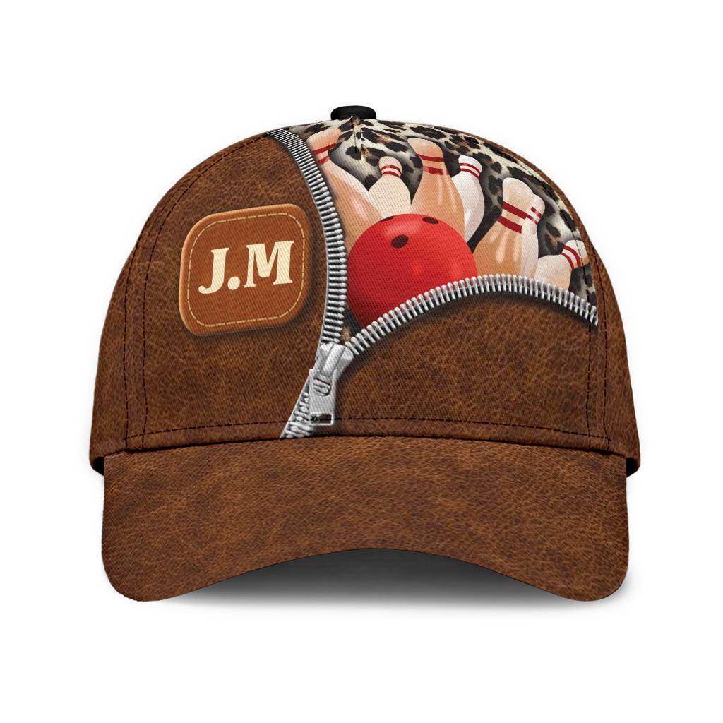 Personalized Bowling Classic Cap, Personalized Gift for Bowling Lovers, Bowling Players Trucker Hats Custom Hats Gifts For Men & Women
