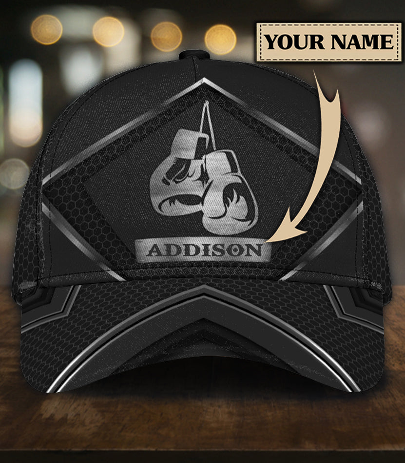 Personalized Boxing Classic Cap, Gift for Boxing Lovers, Boxing Fans Trucker Hats Custom Hats Gifts For Men & Women