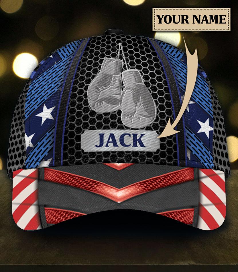 Personalized Boxing Classic Cap, Personalized Gift for Boxing Lovers, Boxing Fans Trucker Hats Custom Hats Gifts For Men & Women