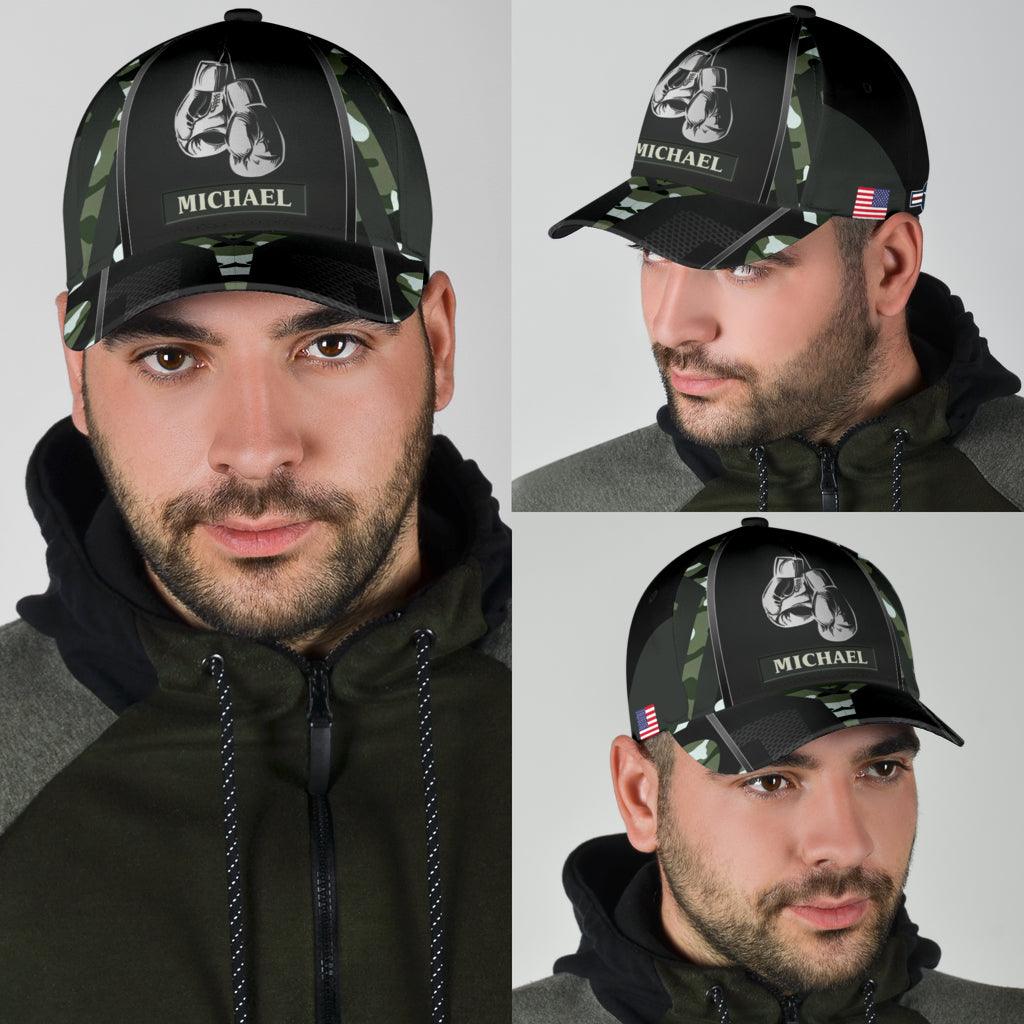 Personalized Boxing Classic Cap, Personalized Gift for Boxing Lovers, Boxing Fans Trucker Hats Custom Hats Gifts For Men & Women