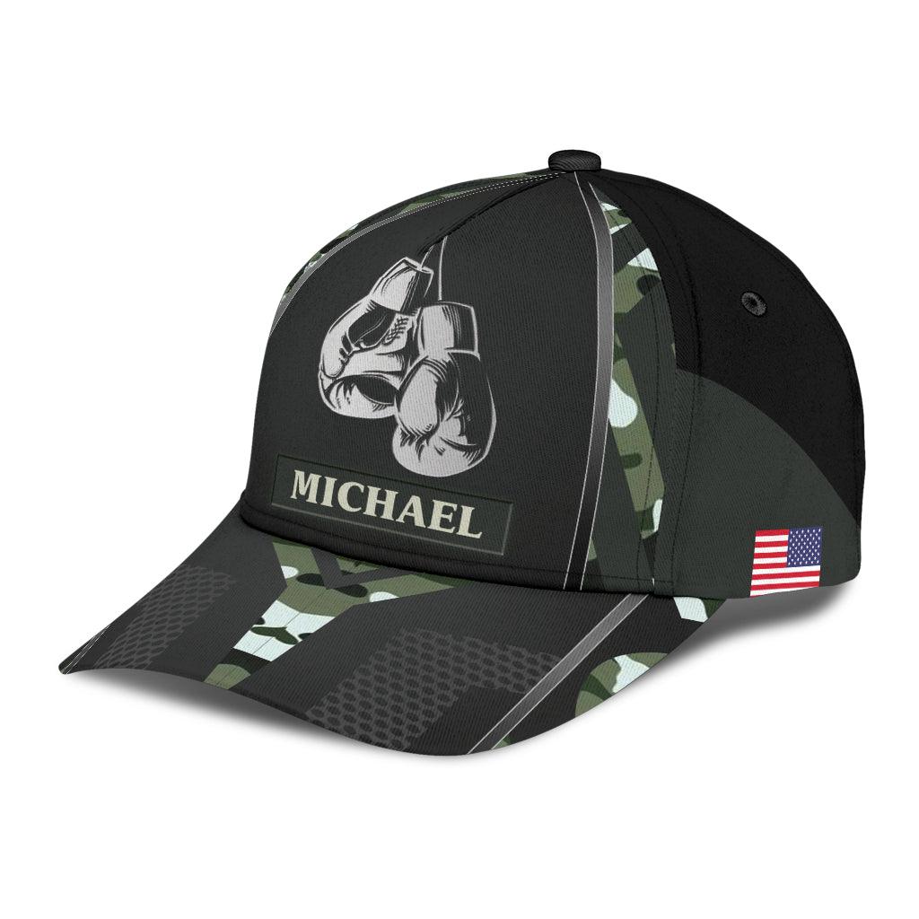 Personalized Boxing Classic Cap, Personalized Gift for Boxing Lovers, Boxing Fans Trucker Hats Custom Hats Gifts For Men & Women