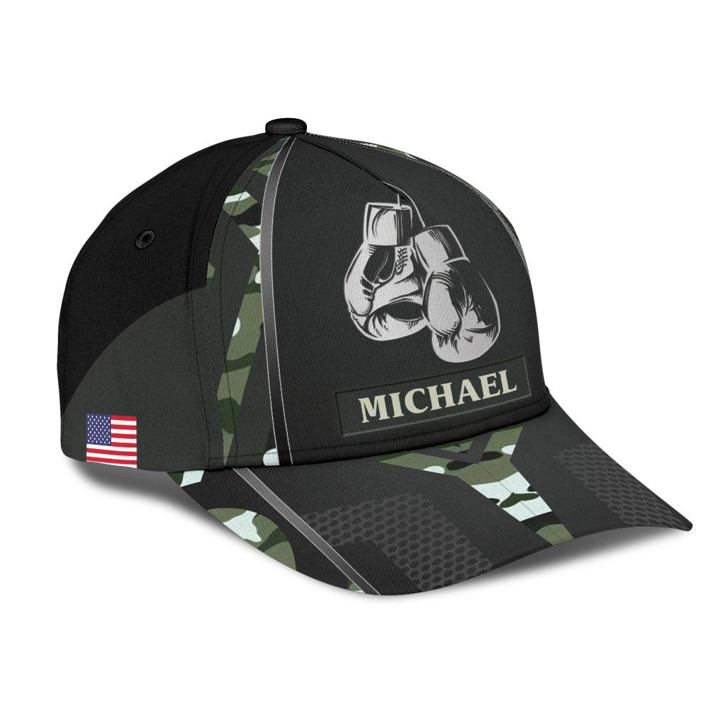 Personalized Boxing Classic Cap, Personalized Gift for Boxing Lovers, Boxing Fans Trucker Hats Custom Hats Gifts For Men & Women