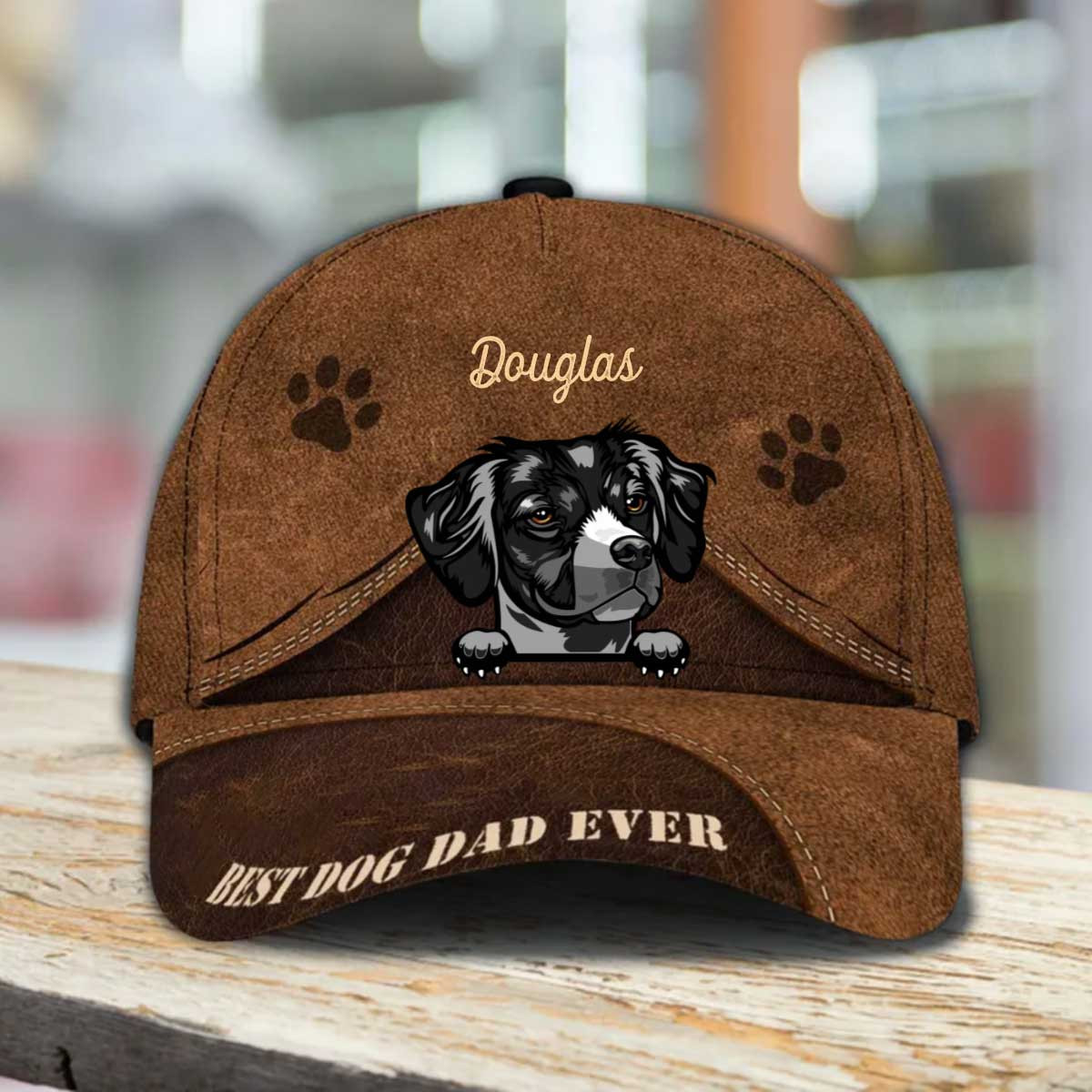 Personalized Brittany Hat, Custom Photo Brittany 3D Cap for Mom Trucker Hats Custom Hats Gifts For Men & Women