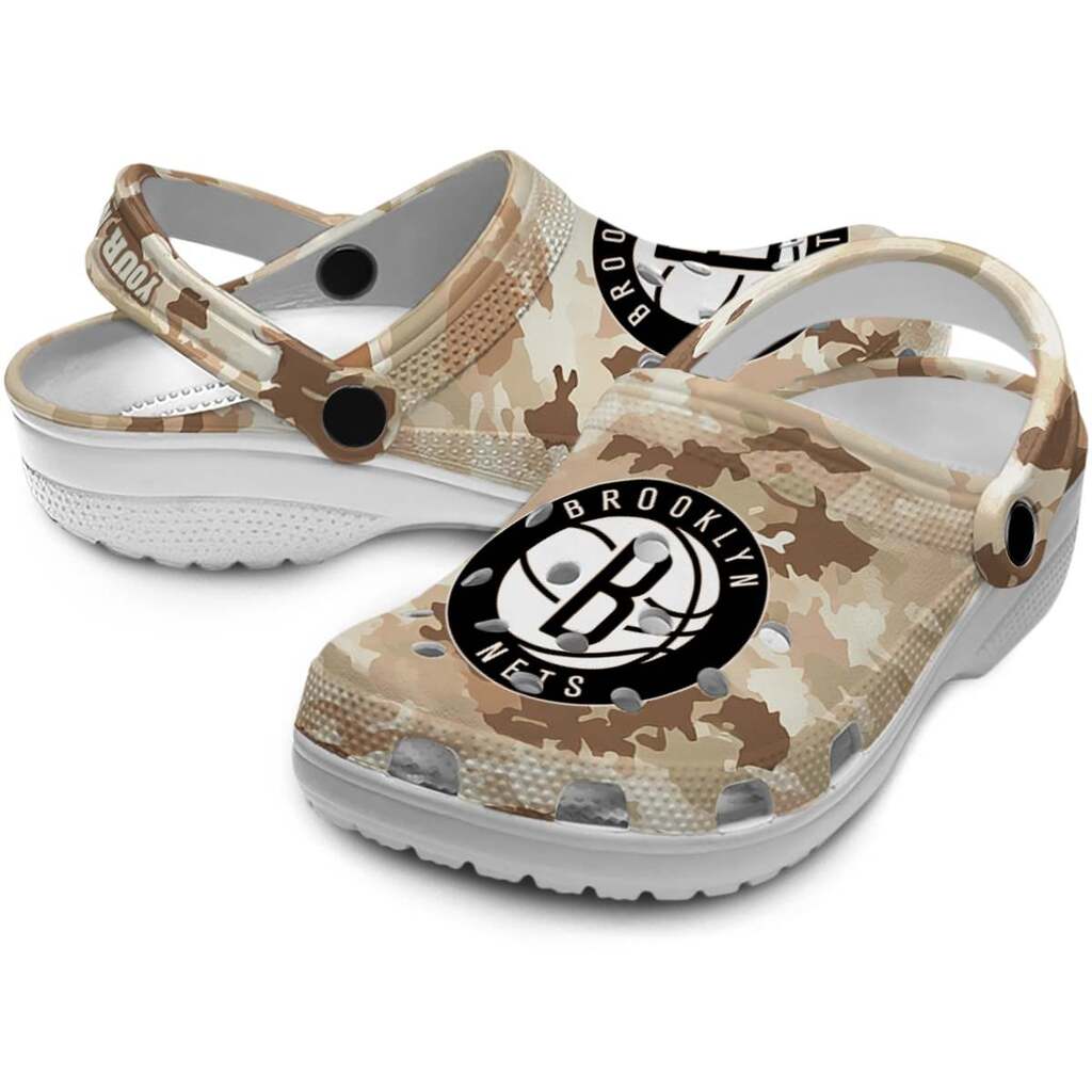 Personalized Brooklyn Nets Desert Camo ClogTVC1801681 - Image 3
