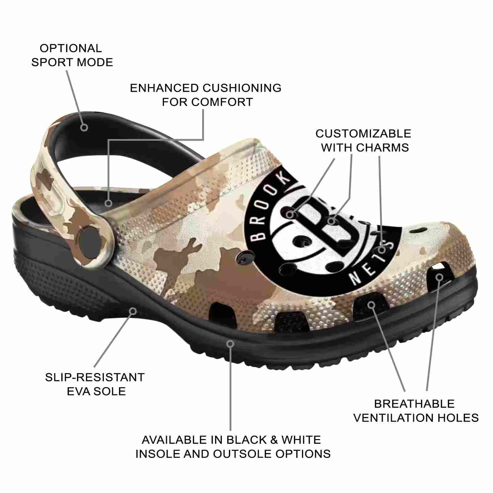 Personalized Brooklyn Nets Desert Camo ClogTVC1801681 - Image 5