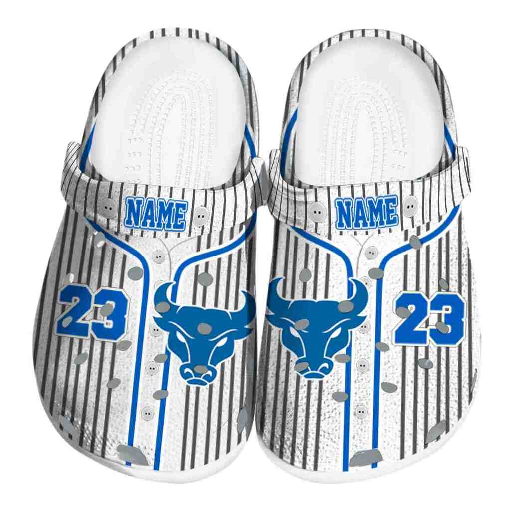 Personalized Buffalo Bulls Pinstripe Pattern ClogTVC1801750