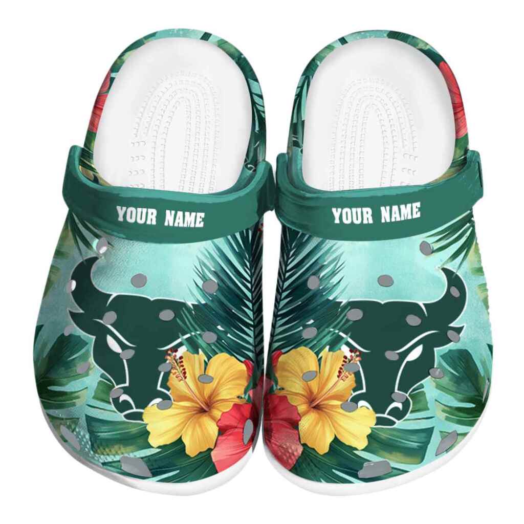 Personalized Buffalo Bulls Tropical Vibes ClogTVC1801760