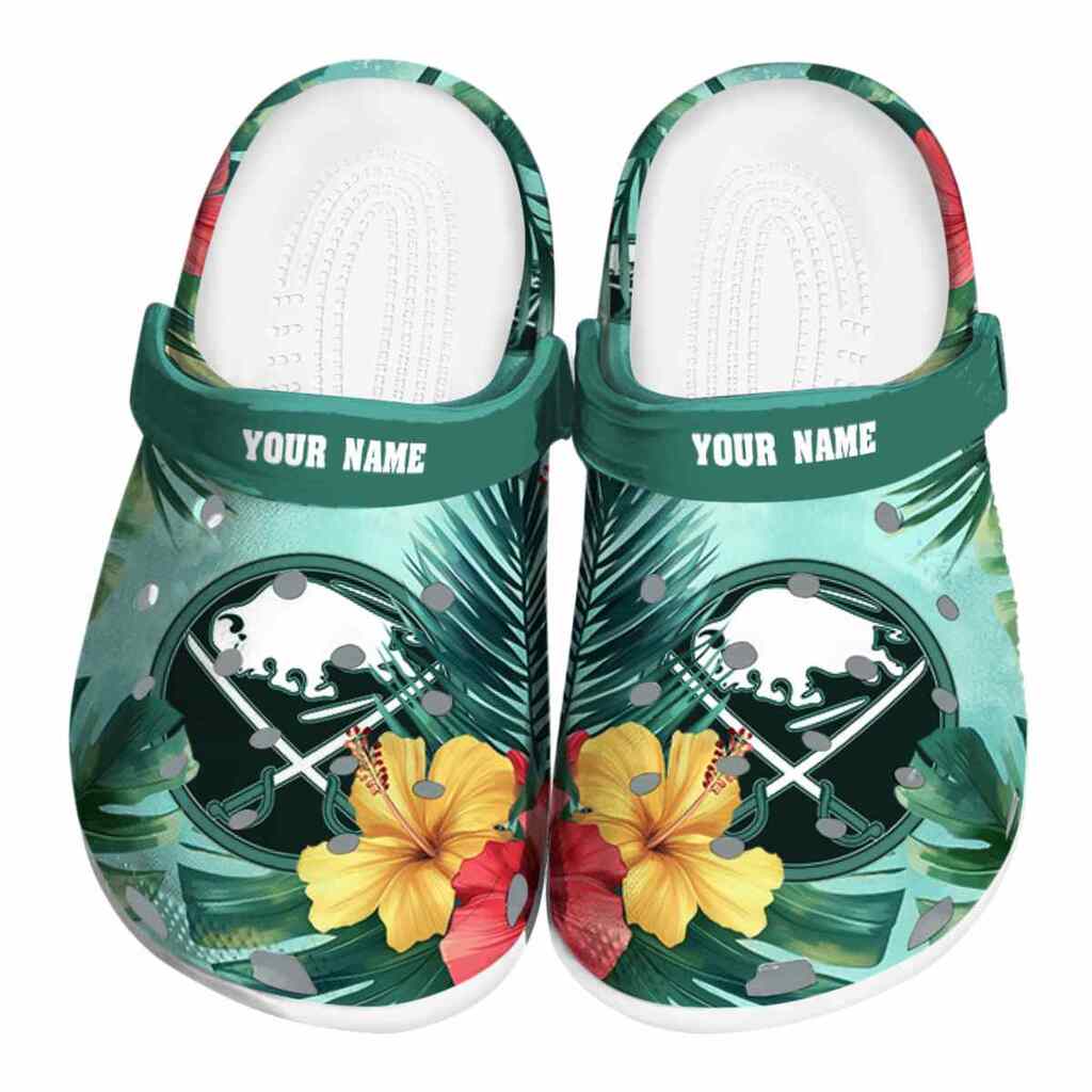 Personalized Buffalo Sabres Tropical Vibes ClogTVC1801863