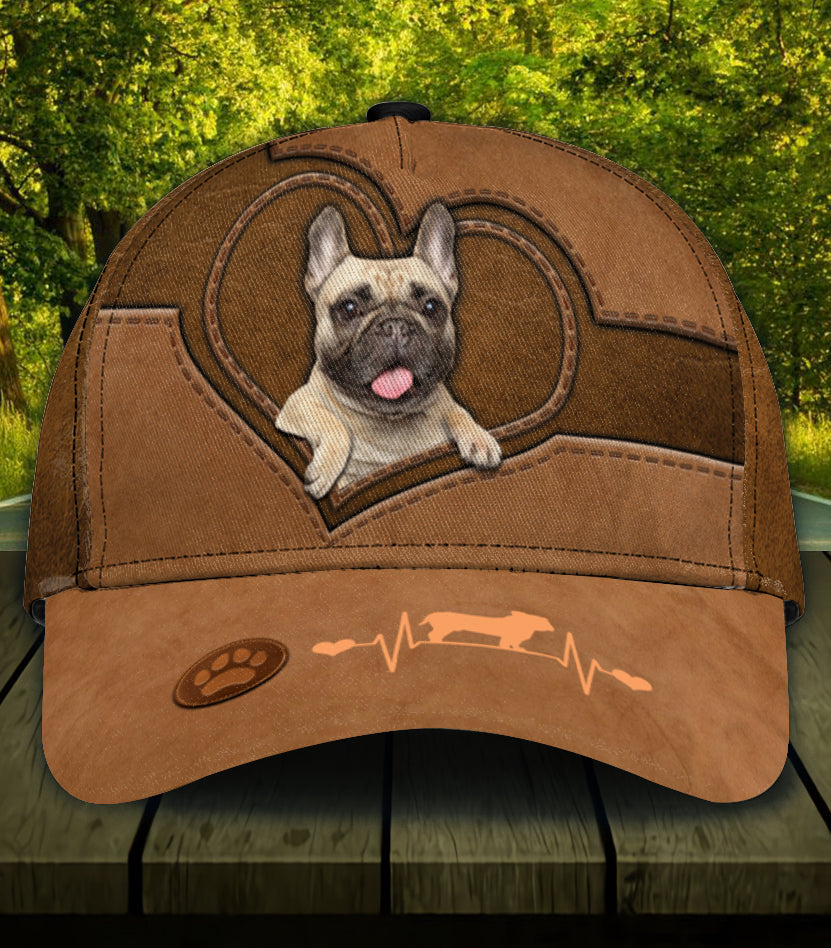 Personalized Bulldog Classic Cap, Gift for Dog Lovers, Dog Dad, Dog Mom Trucker Hats Custom Hats Gifts For Men & Women