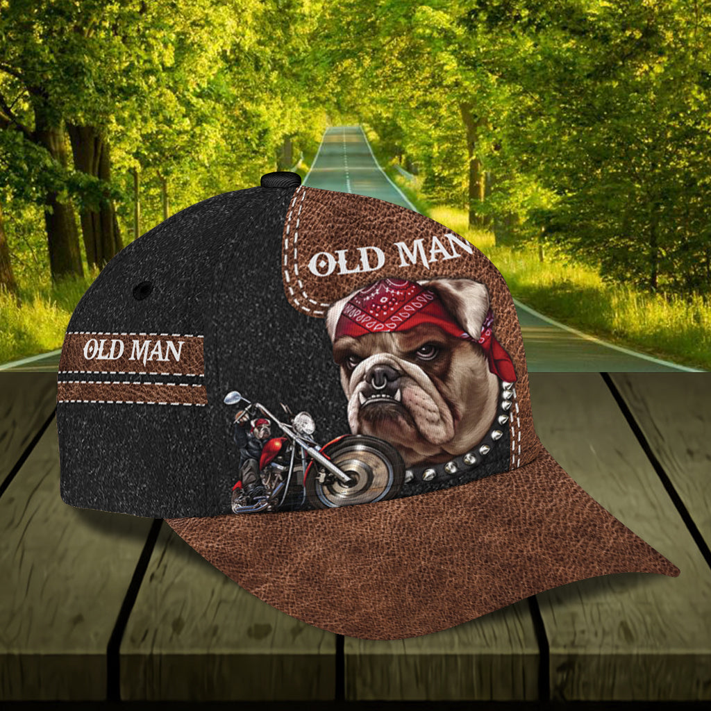 Personalized Bulldog Classic Cap, Gift for Dog Lovers, Dog Dad, Dog Mom Trucker Hats Custom Hats Gifts For Men & Women