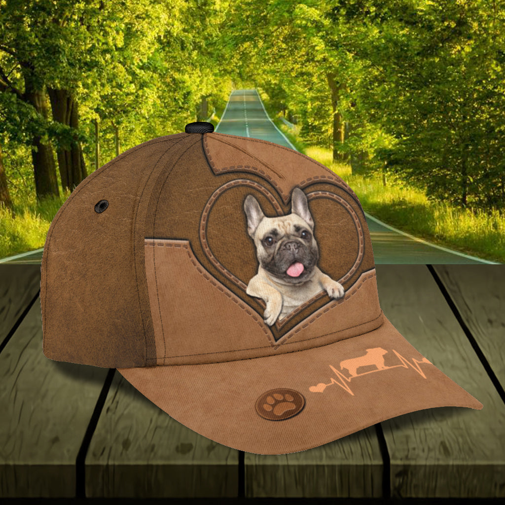 Personalized Bulldog Classic Cap, Gift for Dog Lovers, Dog Dad, Dog Mom Trucker Hats Custom Hats Gifts For Men & Women