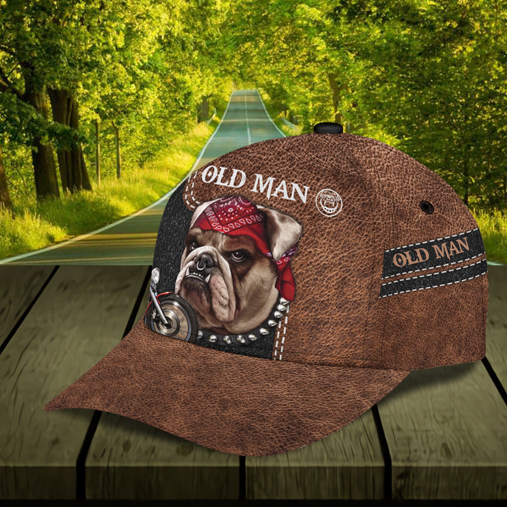 Personalized Bulldog Classic Cap, Gift for Dog Lovers, Dog Dad, Dog Mom Trucker Hats Custom Hats Gifts For Men & Women