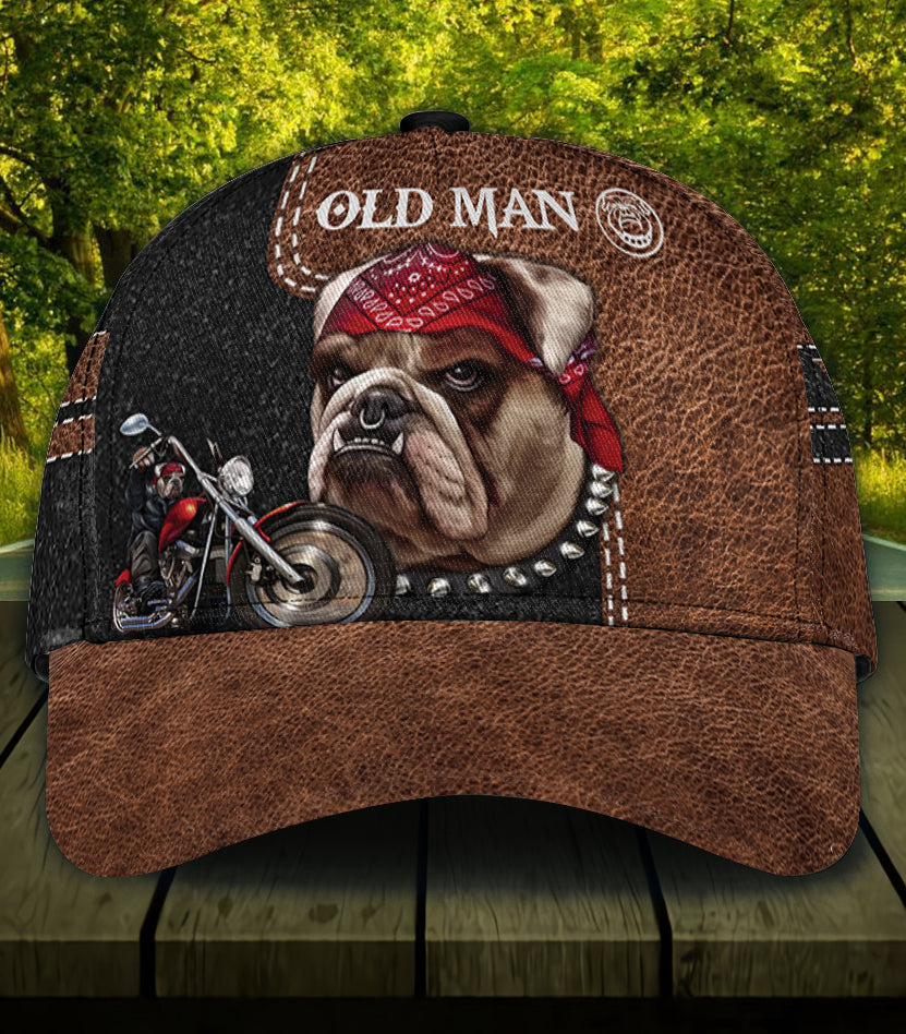 Personalized Bulldog Classic Cap, Gift for Dog Lovers, Dog Dad, Dog Mom Trucker Hats Custom Hats Gifts For Men & Women