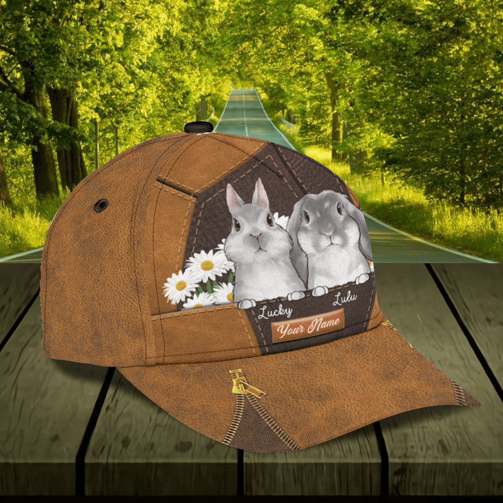 Personalized Bunny Classic Cap Trucker Hats Custom Hats Gifts For Men & Women