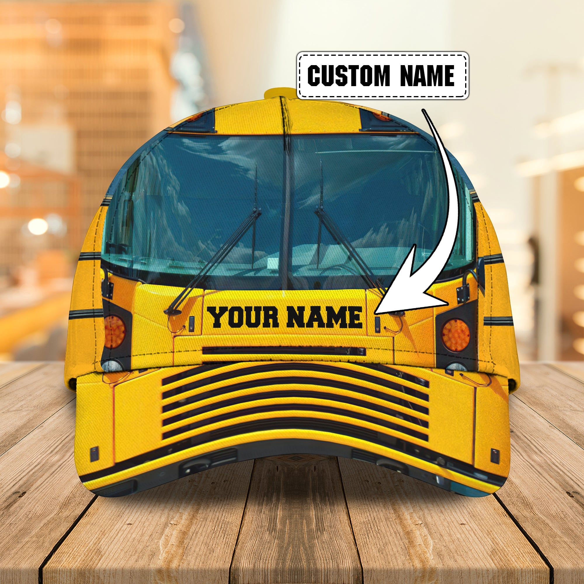 Personalized Bus Driver Cap - Custom Classic Hat For Gift Or Personal Use Trucker Hats Custom Hats Gifts For Men & Women