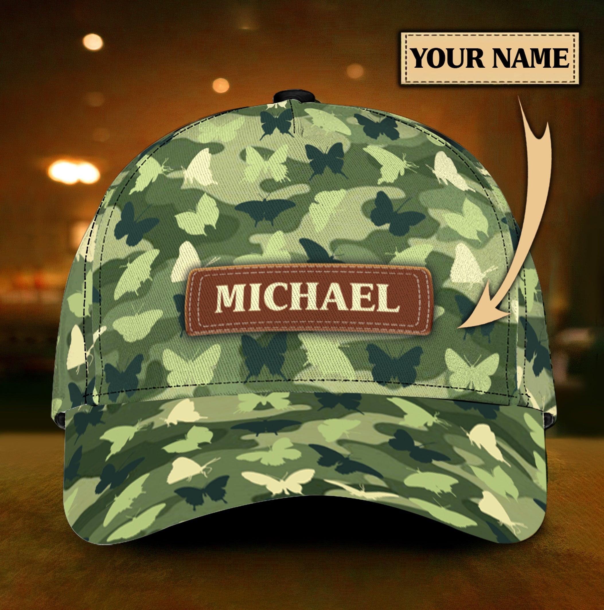 Personalized Butterfly Classic Cap, Personalized Gift for Butterfly Lovers Trucker Hats Custom Hats Gifts For Men & Women