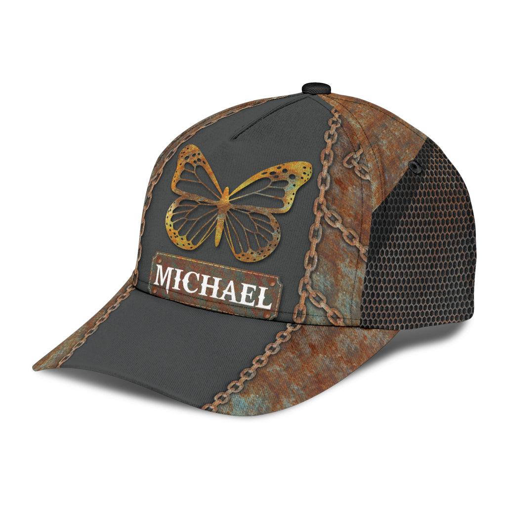 Personalized Butterfly Classic Cap, Personalized Gift for Butterfly Lovers Trucker Hats Custom Hats Gifts For Men & Women