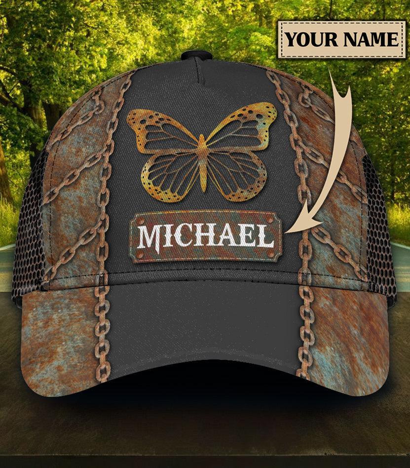 Personalized Butterfly Classic Cap, Personalized Gift for Butterfly Lovers Trucker Hats Custom Hats Gifts For Men & Women