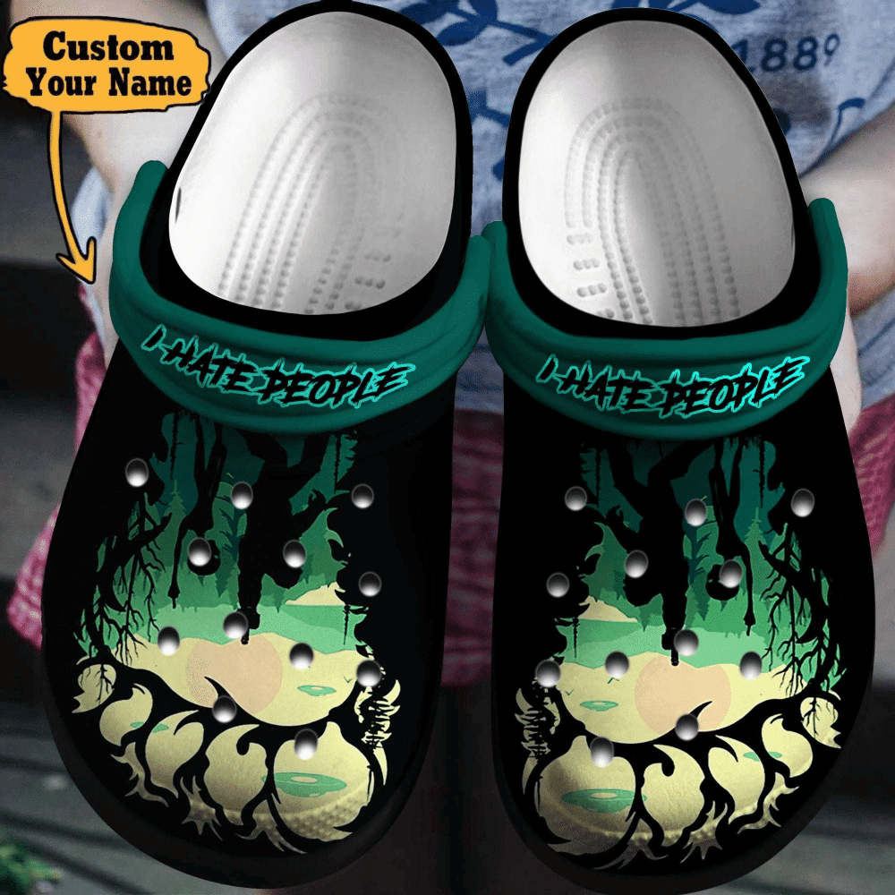 Personalized Camping - Bigfoot I Hate People Monster Clog Shoes For Men And Women