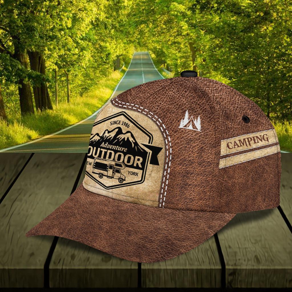 Personalized Camping Classic Cap, Personalized Gift for Camping Lovers Trucker Hats Custom Hats Gifts For Men & Women