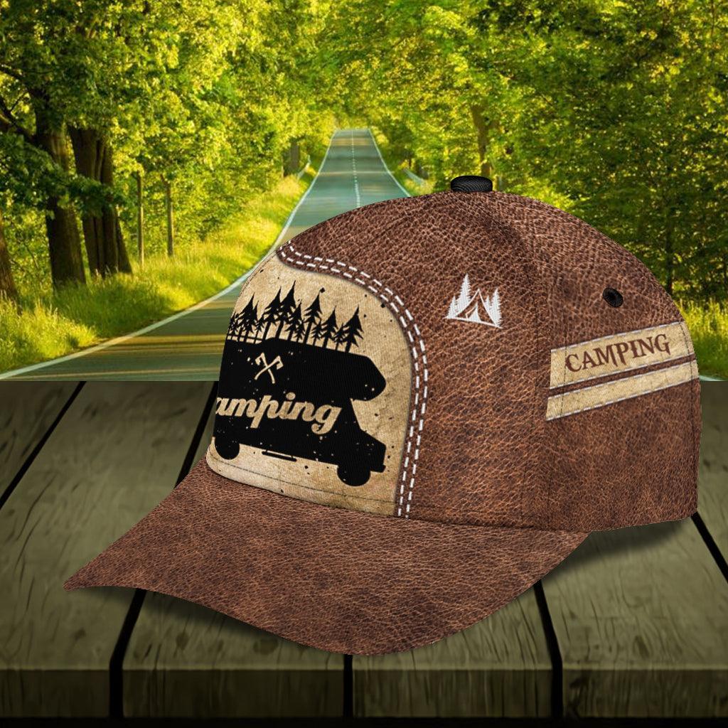 Personalized Camping Classic Cap, Personalized Gift for Camping Lovers Trucker Hats Custom Hats Gifts For Men & Women