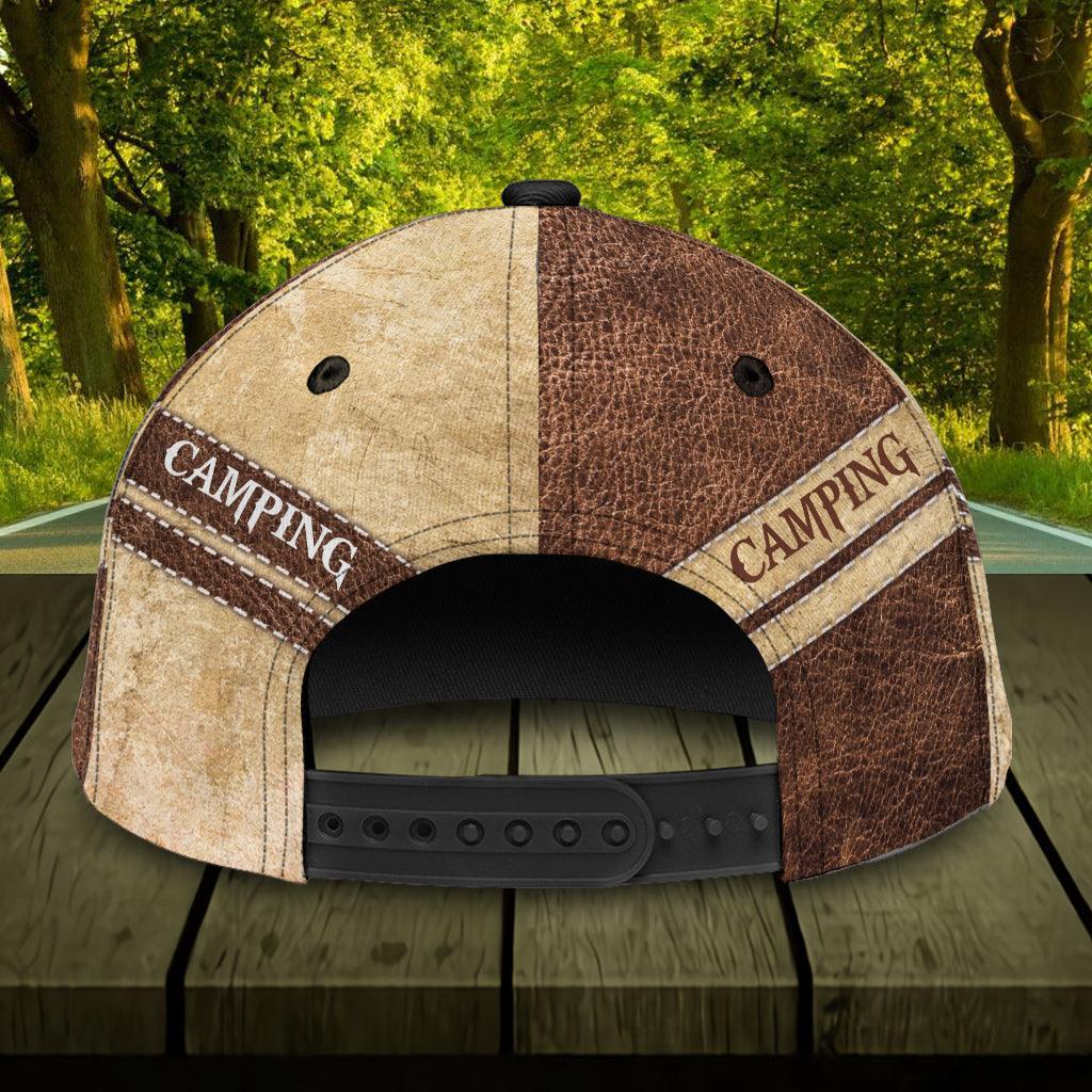 Personalized Camping Classic Cap, Personalized Gift for Camping Lovers Trucker Hats Custom Hats Gifts For Men & Women