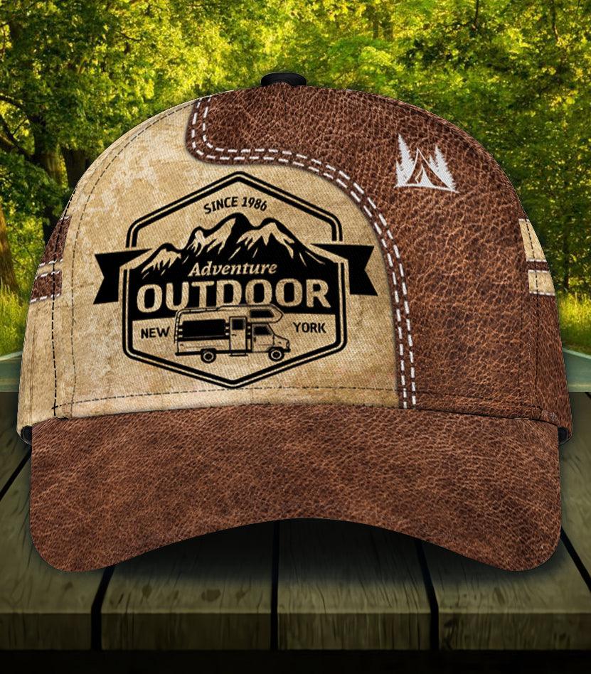 Personalized Camping Classic Cap, Personalized Gift for Camping Lovers Trucker Hats Custom Hats Gifts For Men & Women