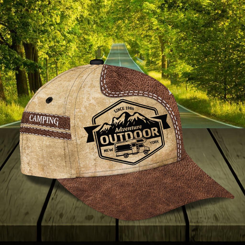 Personalized Camping Classic Cap, Personalized Gift for Camping Lovers Trucker Hats Custom Hats Gifts For Men & Women