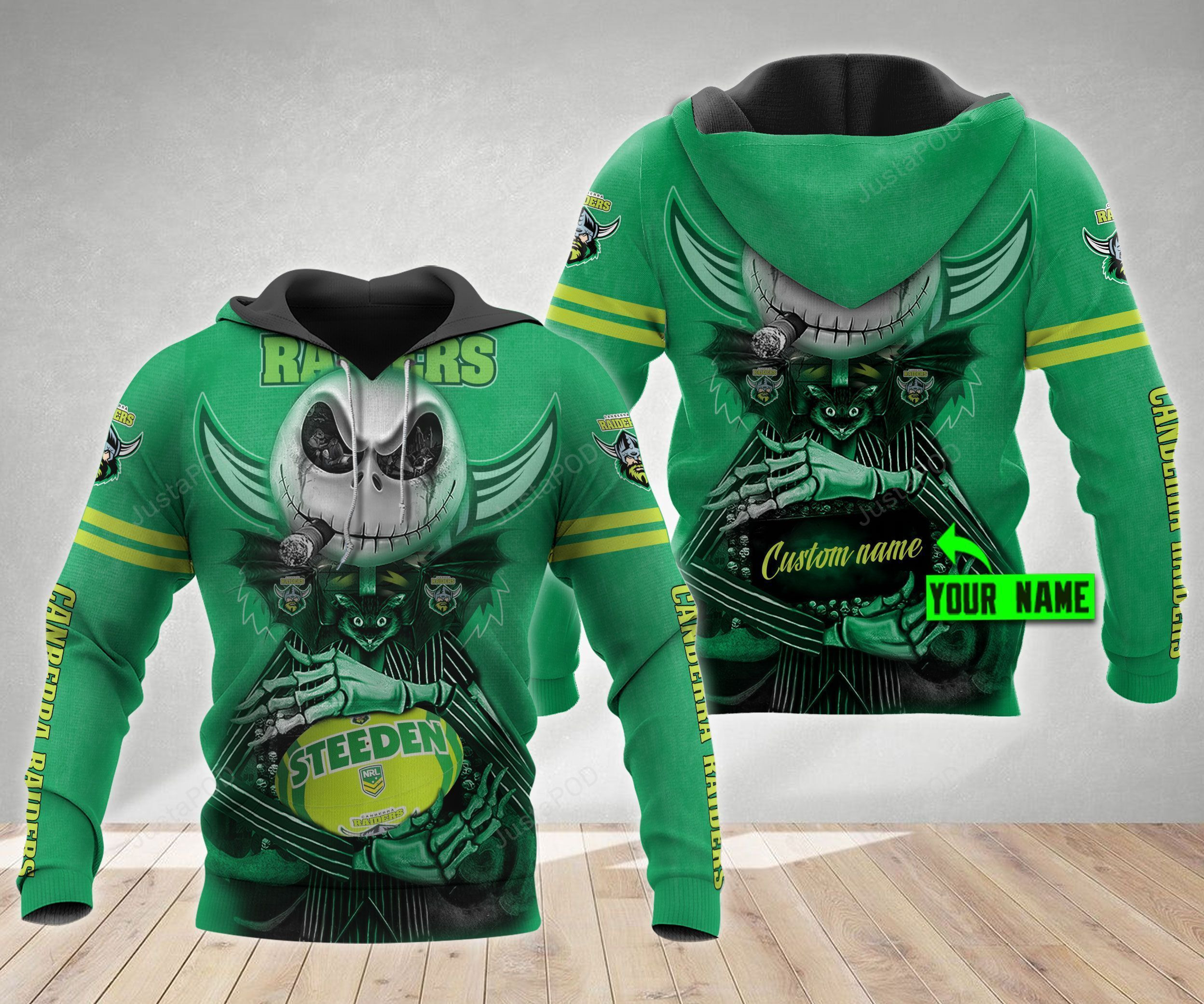 Personalized Canberra Raiders 3D All Over Print Hoodie, Zip Hoodie