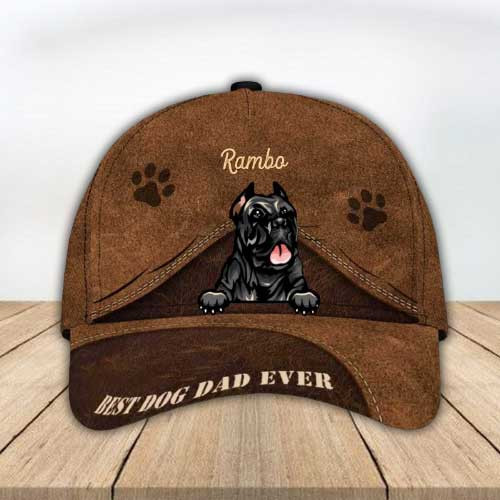 Personalized Cane Corso Hat, Custom Photo Cane Corso Cap for Mom & Dad Trucker Hats Custom Hats Gifts For Men & Women