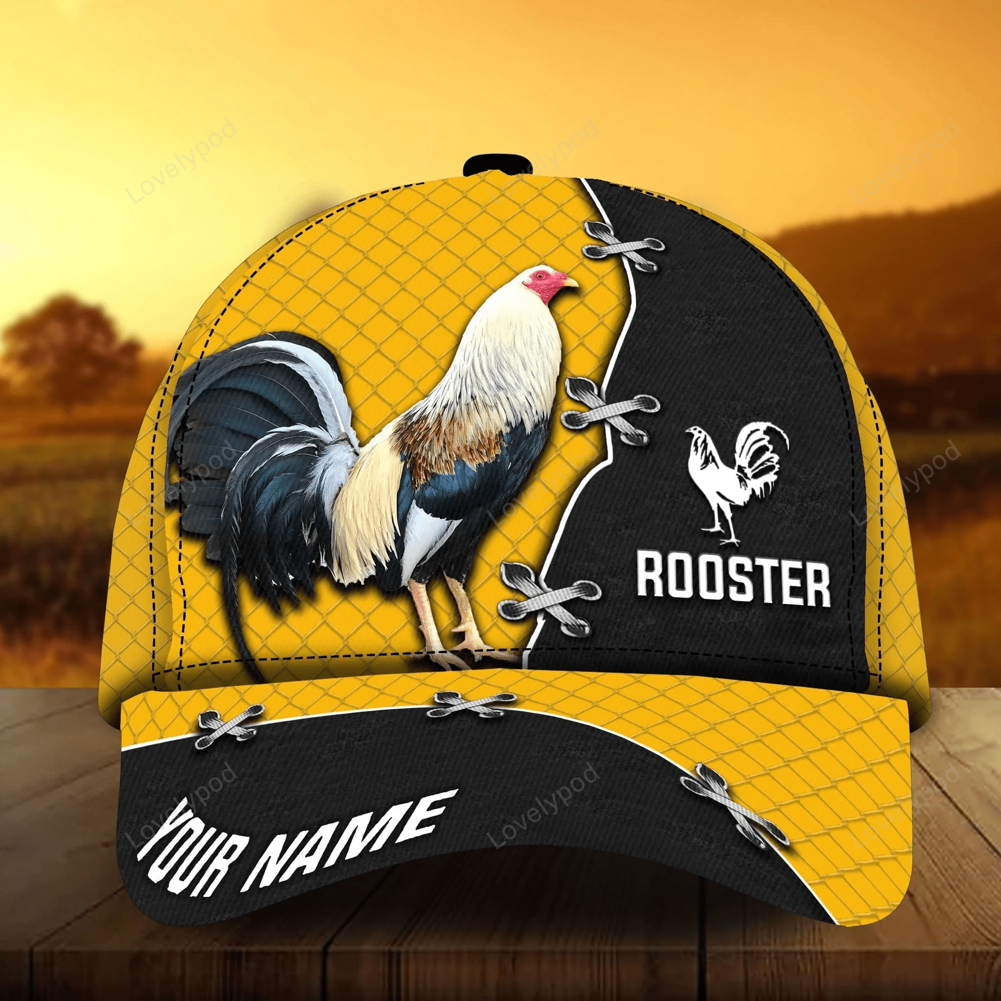 Personalized Cap Hat For Rooster Lover, Premium Rooster 3D Cap Hat Multicolor, Cap With Chicken Trucker Hats Custom Hats Gifts For Men & Women