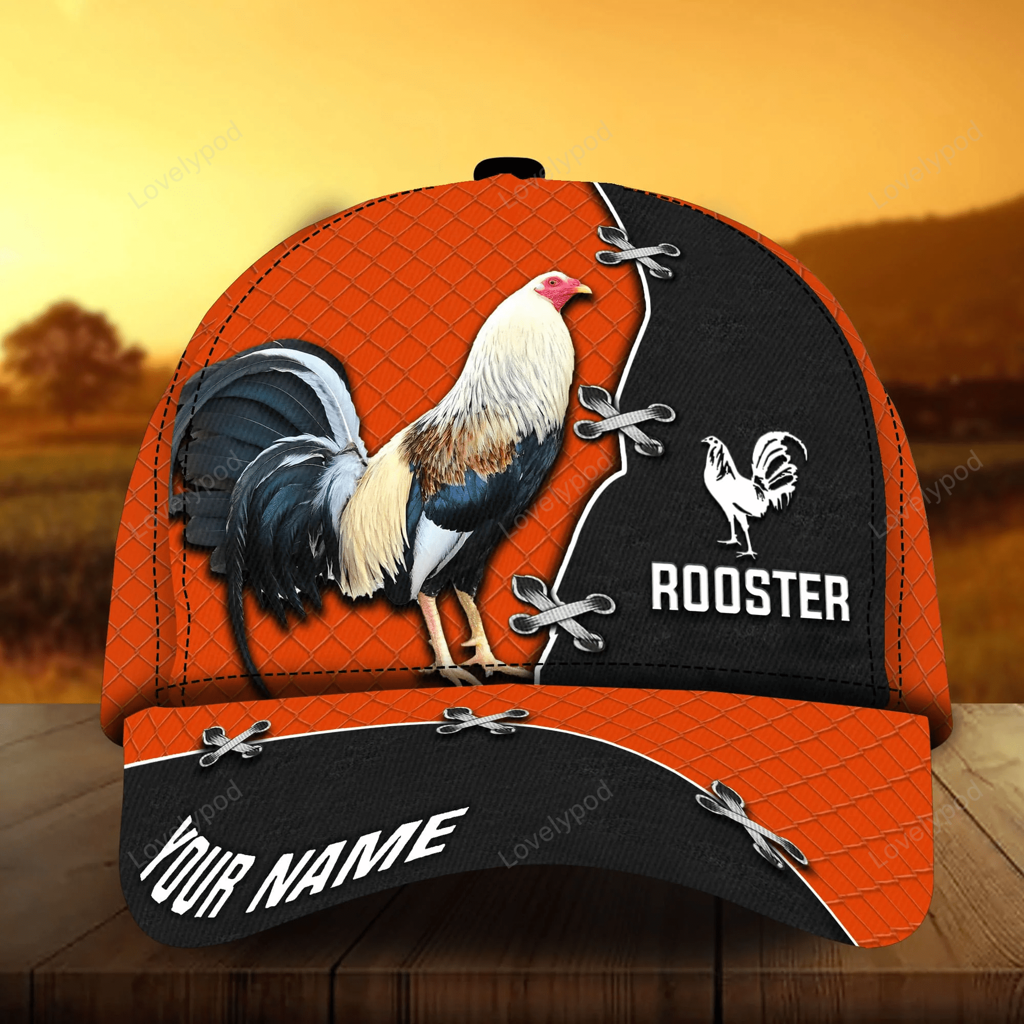 Personalized Cap Hat For Rooster Lover, Premium Rooster 3D Cap Hat Multicolor, Cap With Chicken Trucker Hats Custom Hats Gifts For Men & Women