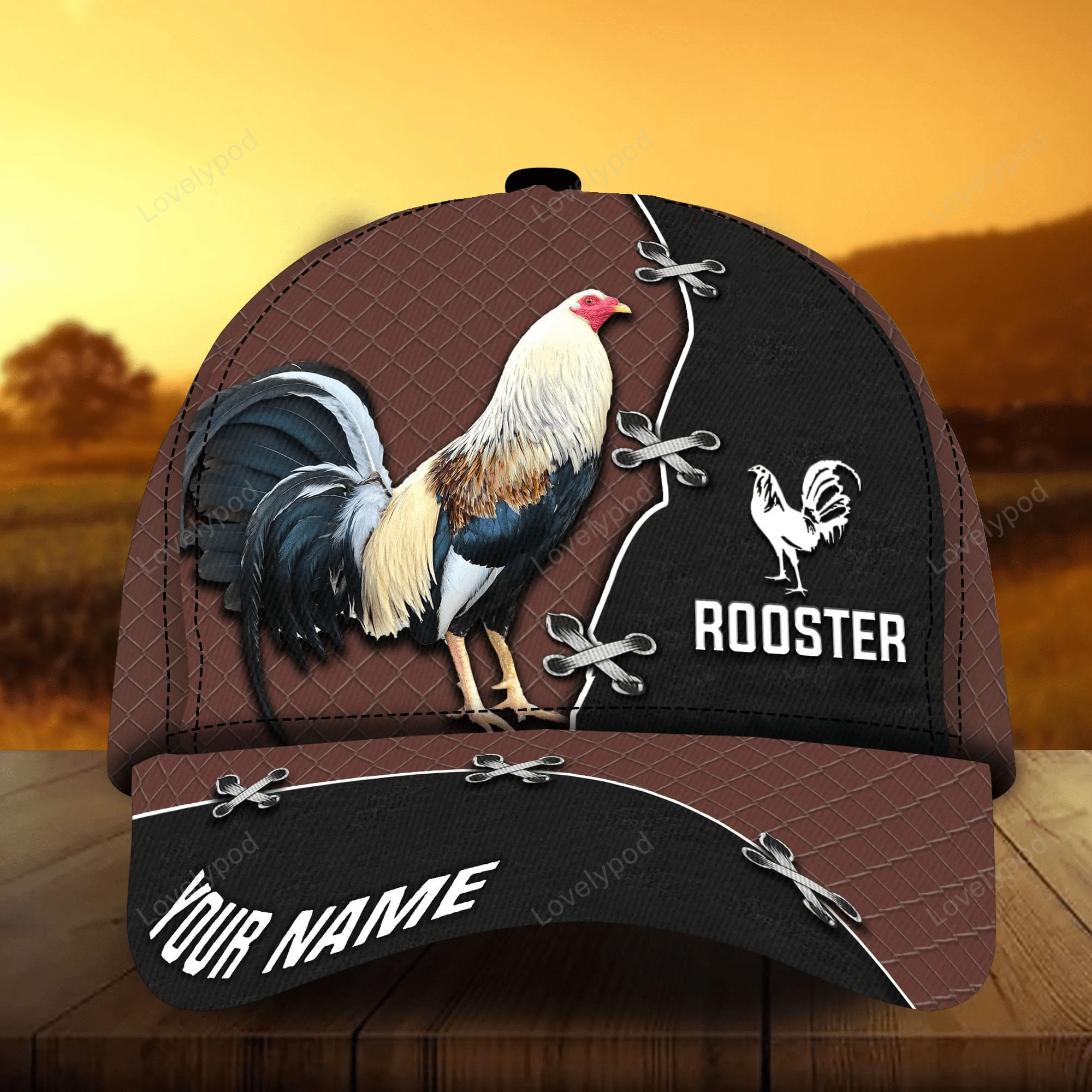 Personalized Cap Hat For Rooster Lover, Premium Rooster 3D Cap Hat Multicolor, Cap With Chicken Trucker Hats Custom Hats Gifts For Men & Women