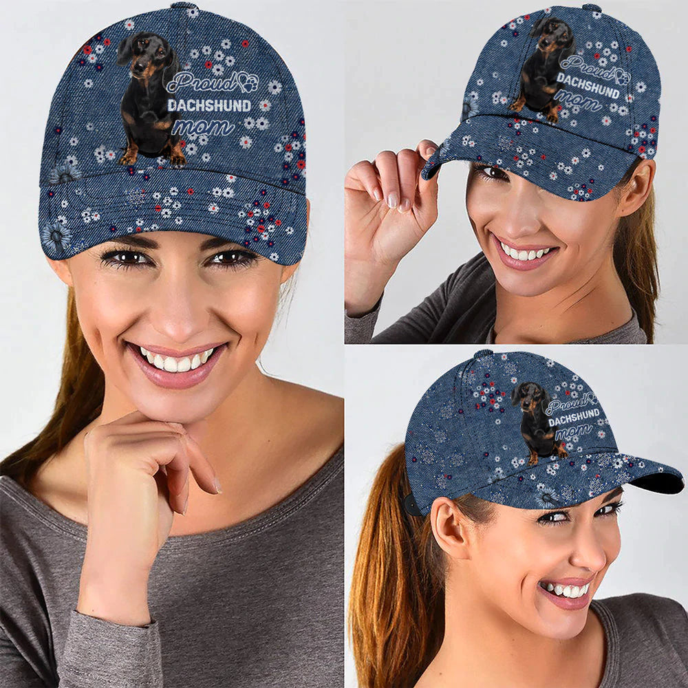 Personalized Cap With Your Pet Photo, Proud Mom Baseball Cap Hat With Dog Face, Gift For Pet Lover Trucker Hats Custom Hats Gifts For Men & Women