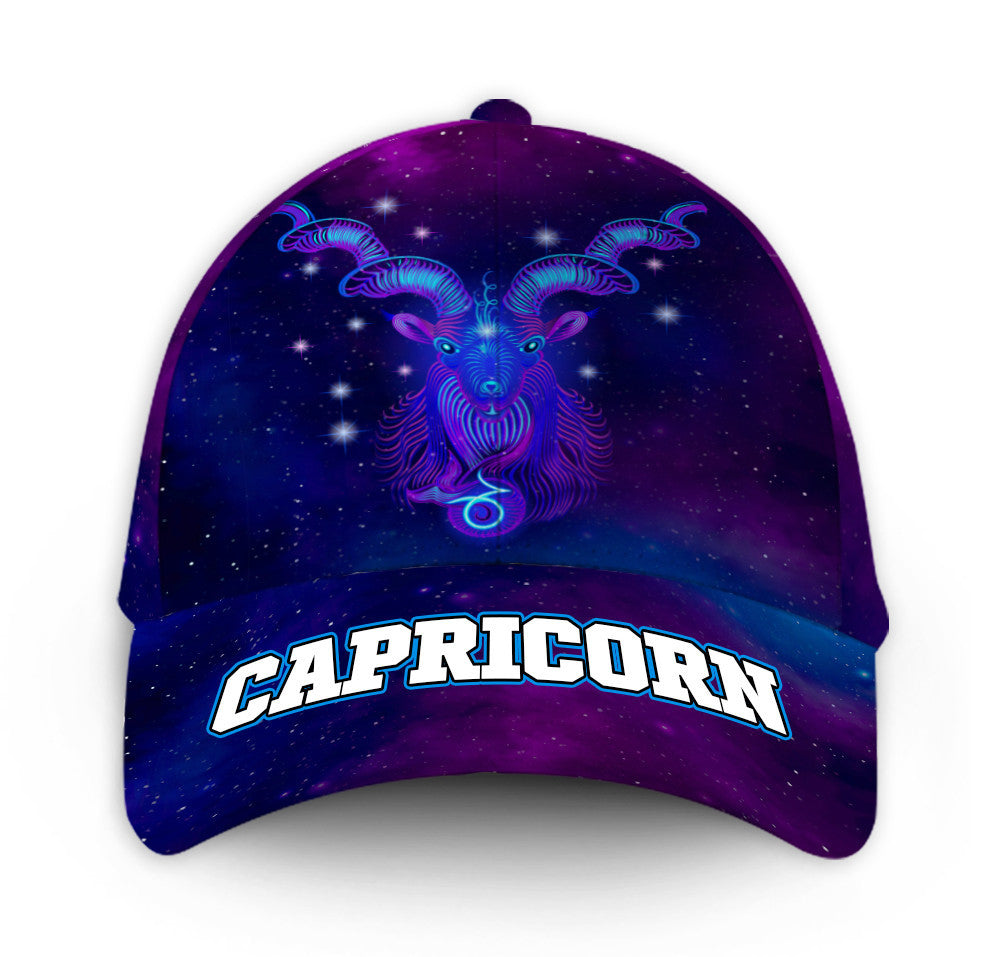 Personalized Capricorn Miraculous Galaxy Hat Classic Cap Trucker Hats Custom Hats Gifts For Men & Women