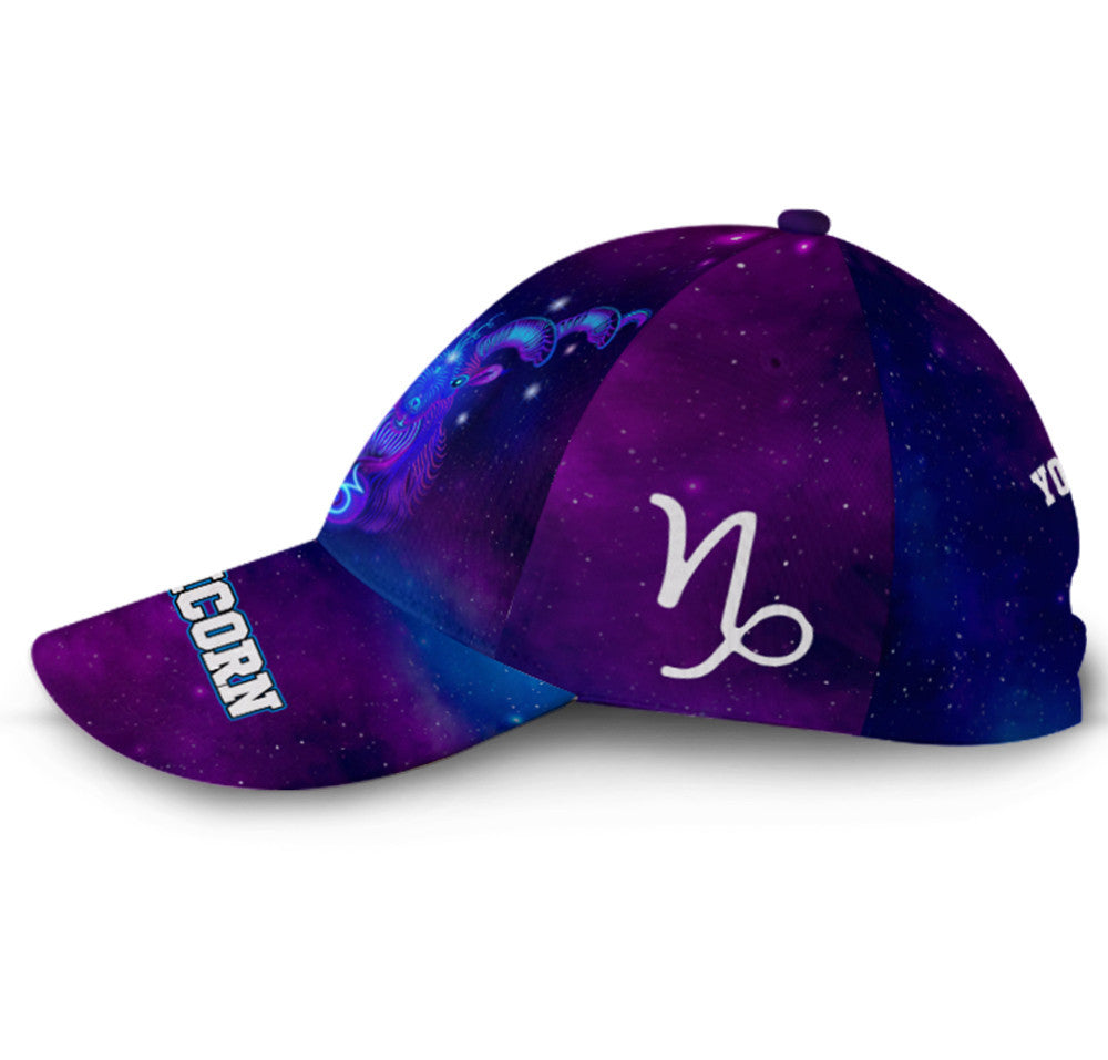 Personalized Capricorn Miraculous Galaxy Hat Classic Cap Trucker Hats Custom Hats Gifts For Men & Women