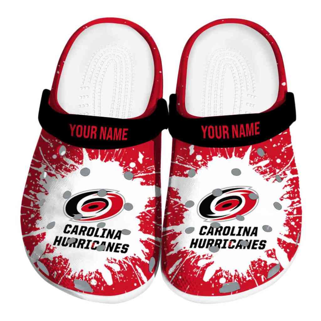 Personalized Carolina Hurricanes Splash Art ClogTVC1801869