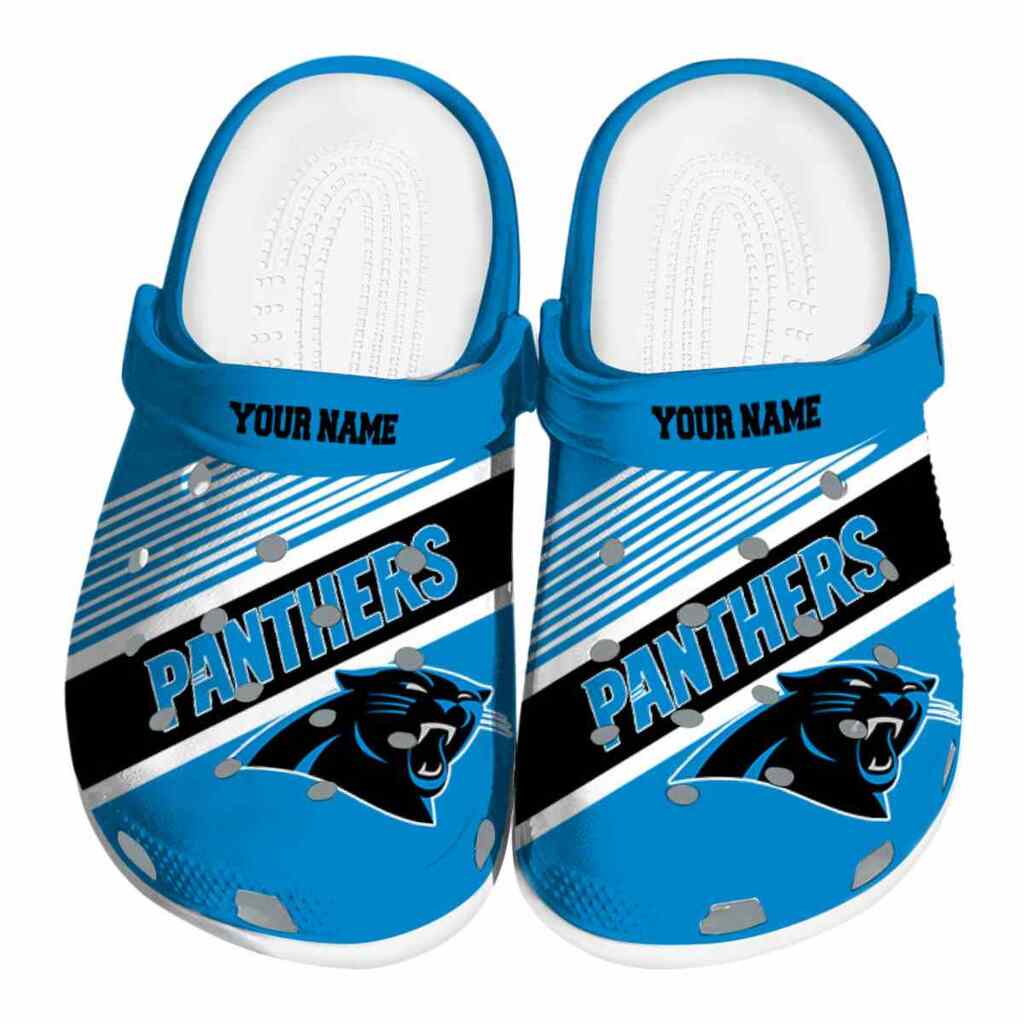 Personalized Carolina Panthers Vibrant Dual-Tone ClogTVC180103