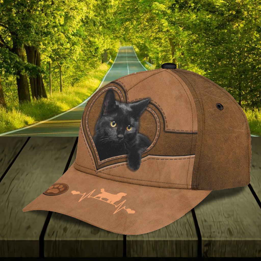 Personalized Cat Classic Cap, Personalized Gift for Cat Lovers, Cat Mom, Cat Dad Trucker Hats Custom Hats Gifts For Men & Women