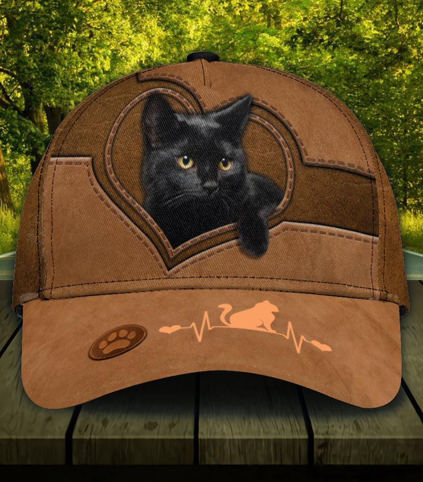 Personalized Cat Classic Cap, Personalized Gift for Cat Lovers, Cat Mom, Cat Dad Trucker Hats Custom Hats Gifts For Men & Women