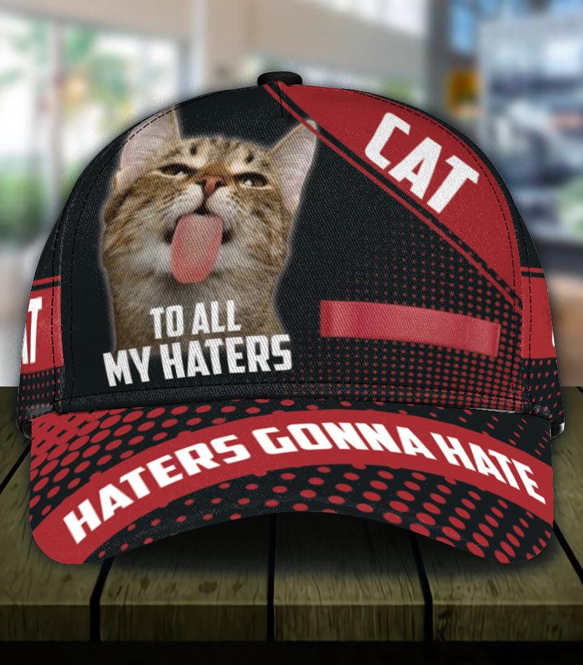 Personalized Cat Classic Cap, Personalized Gift for Cat Lovers, Cat Mom, Cat Dad Trucker Hats Custom Hats Gifts For Men & Women