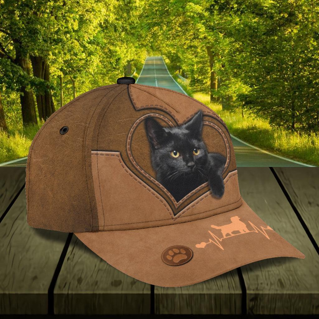 Personalized Cat Classic Cap, Personalized Gift for Cat Lovers, Cat Mom, Cat Dad Trucker Hats Custom Hats Gifts For Men & Women