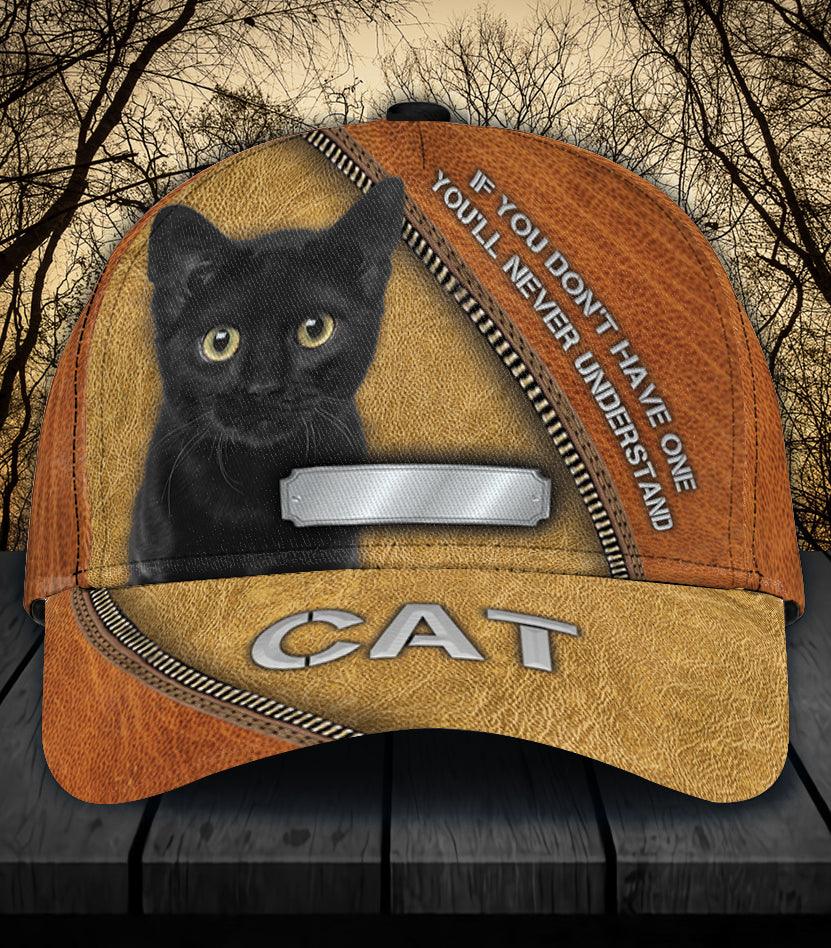 Personalized Cat Classic Cap, Personalized Gift for Cat Lovers, Cat Mom, Cat Dad Trucker Hats Custom Hats Gifts For Men & Women