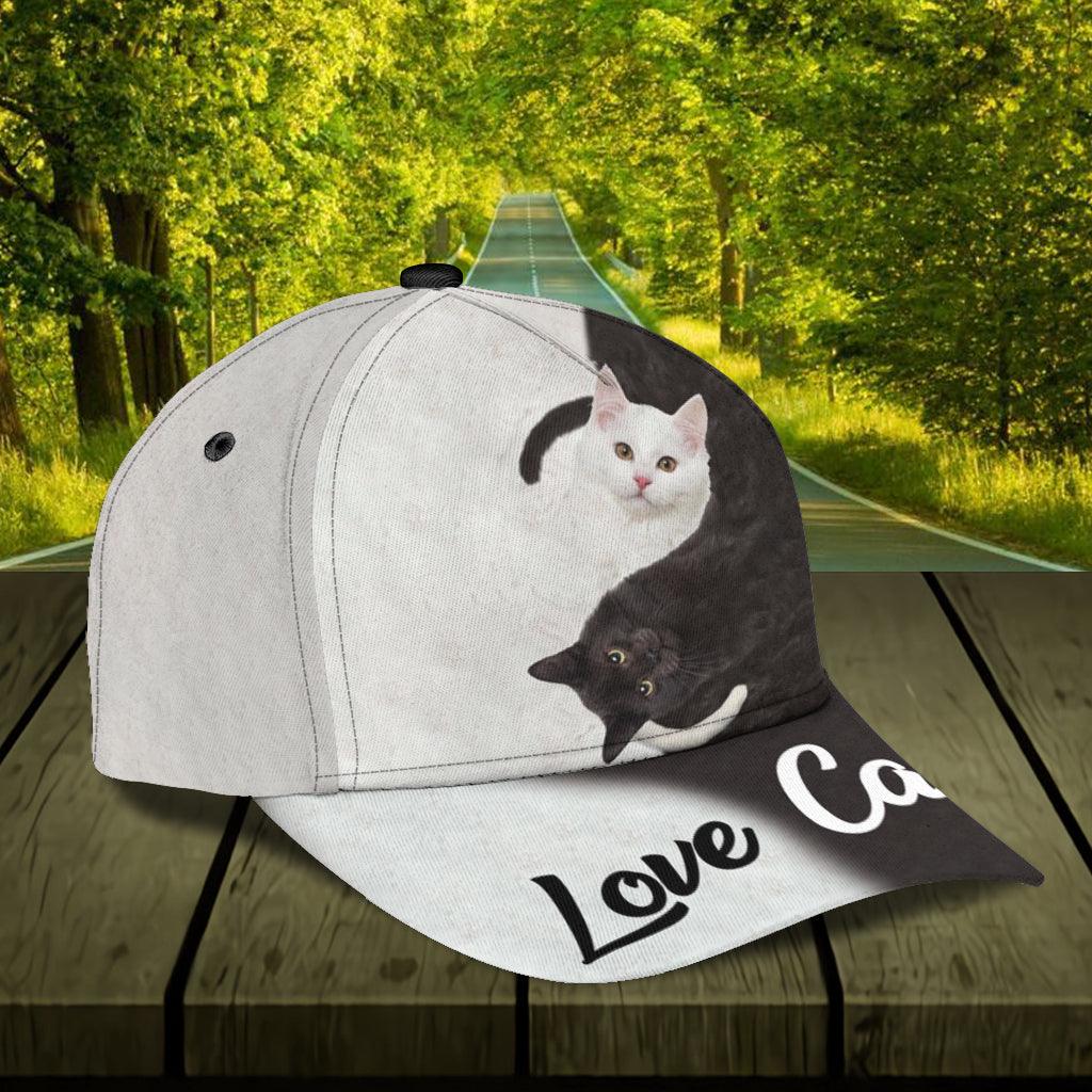 Personalized Cat Classic Cap, Personalized Gift for Cat Lovers, Cat Mom, Cat Dad Trucker Hats Custom Hats Gifts For Men & Women