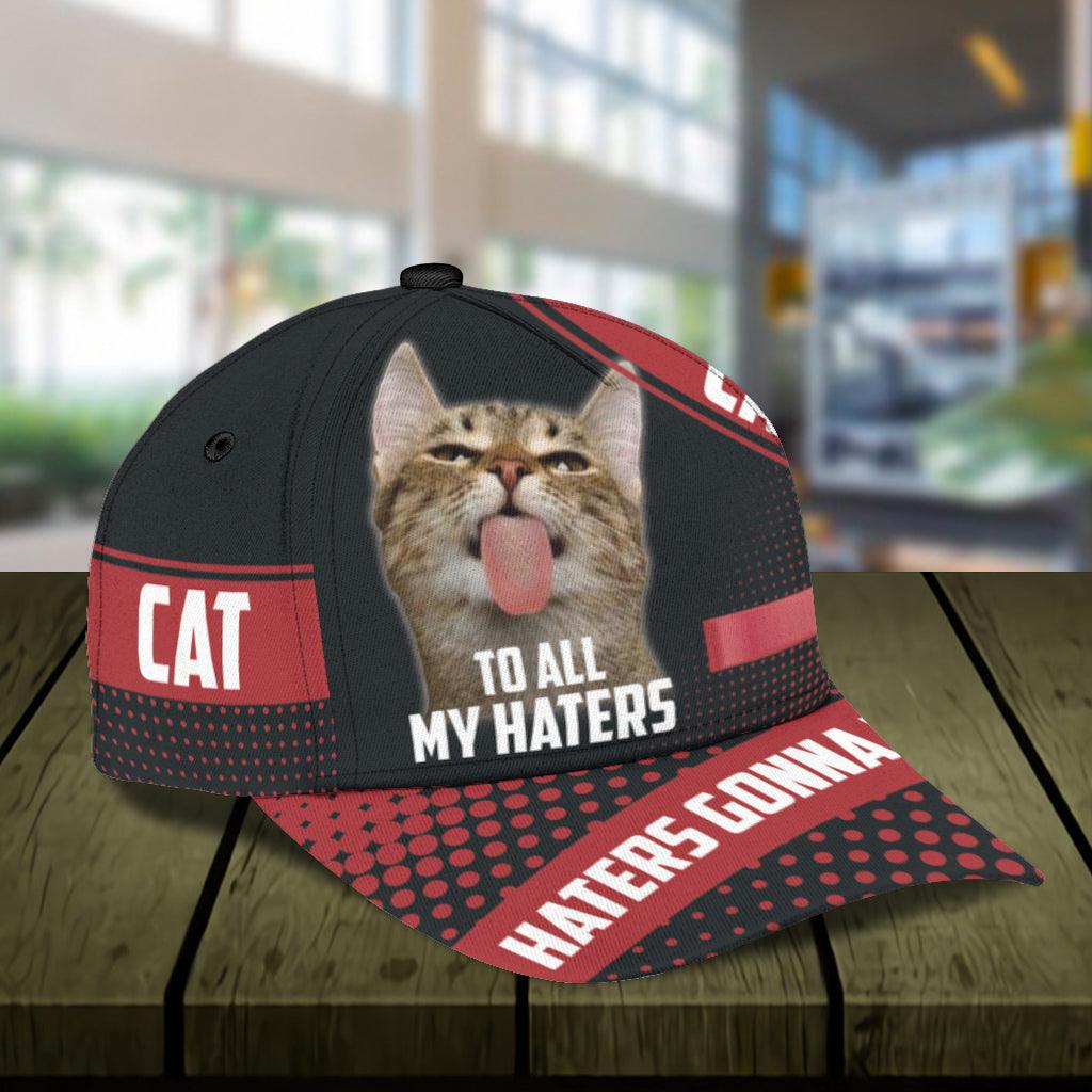 Personalized Cat Classic Cap, Personalized Gift for Cat Lovers, Cat Mom, Cat Dad Trucker Hats Custom Hats Gifts For Men & Women