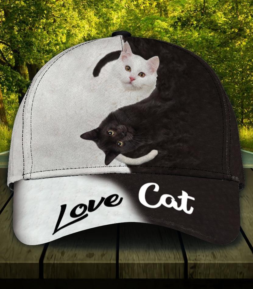 Personalized Cat Classic Cap, Personalized Gift for Cat Lovers, Cat Mom, Cat Dad Trucker Hats Custom Hats Gifts For Men & Women