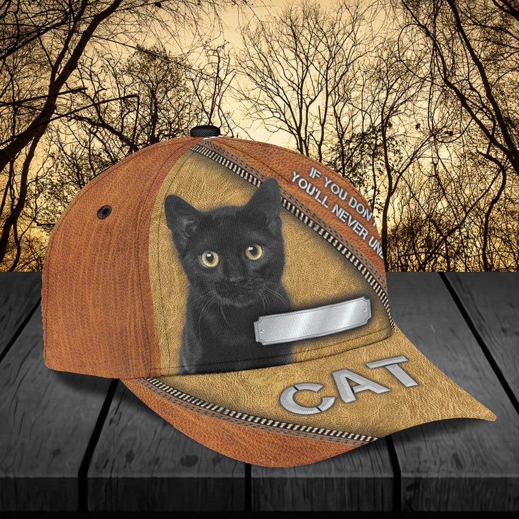 Personalized Cat Classic Cap, Personalized Gift for Cat Lovers, Cat Mom, Cat Dad Trucker Hats Custom Hats Gifts For Men & Women