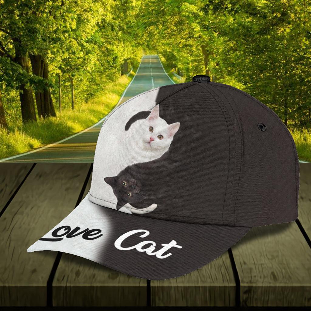 Personalized Cat Classic Cap, Personalized Gift for Cat Lovers, Cat Mom, Cat Dad Trucker Hats Custom Hats Gifts For Men & Women