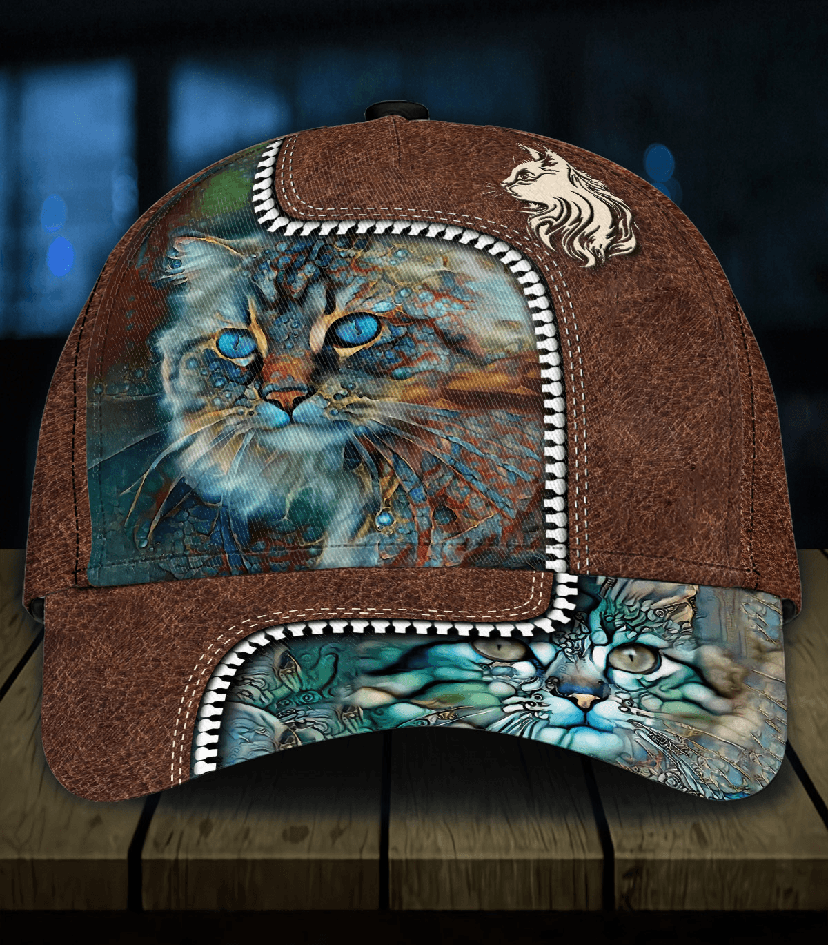 Personalized Cat Classic Cap, Personalized Gift for Cat Lovers, Cat Mom, Cat Dad Trucker Hats Custom Hats Gifts For Men & Women