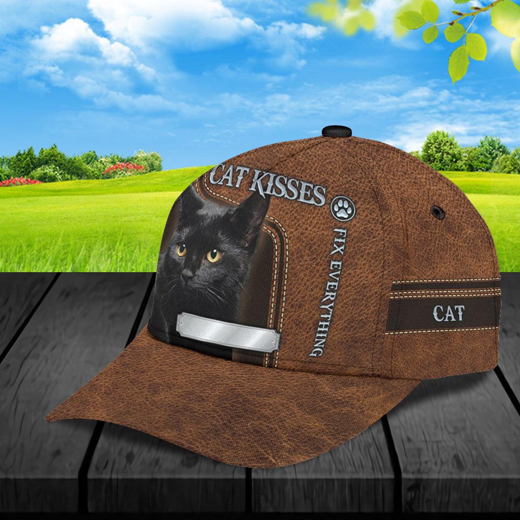 Personalized Cat Classic Cap, Personalized Gift for Cat Lovers, Cat Mom, Cat Dad Trucker Hats Custom Hats Gifts For Men & Women